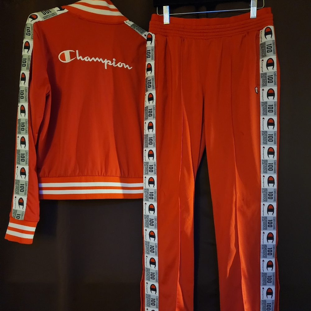 Champion Track suit.